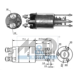 Elettromagnete, Motore d'avviamento