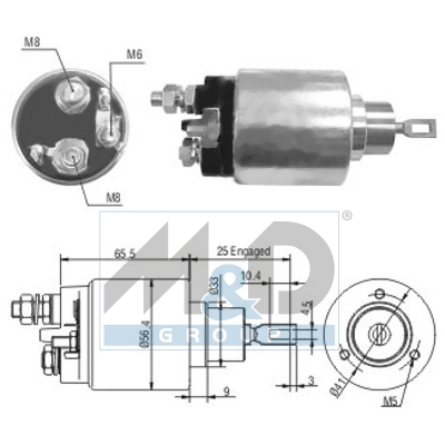 [46037] Solenoid Switch, starter