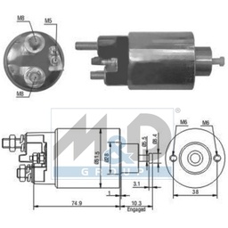 Solenoid Switch, starter