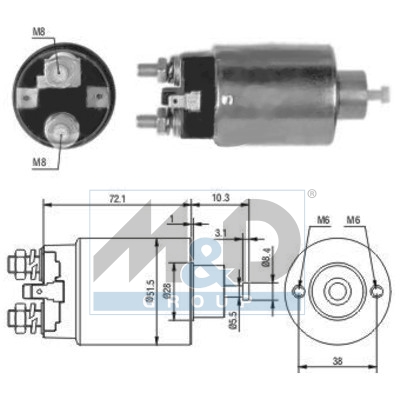 [46027] Solenoid Switch, starter