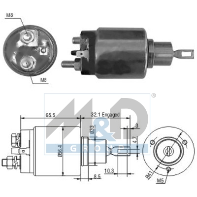 [46067] Solenoid Switch, starter