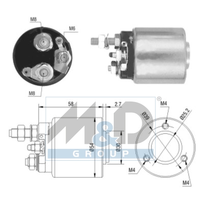 [46008] Solenoid Switch, starter