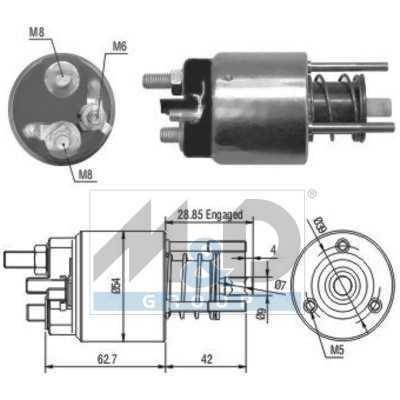 [46050] Solenoid Switch, starter