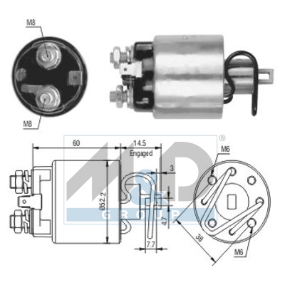 [46089] Solenoid Switch, starter
