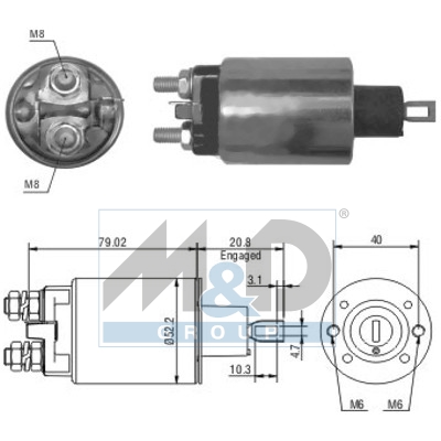[46165] Solenoid Switch, starter