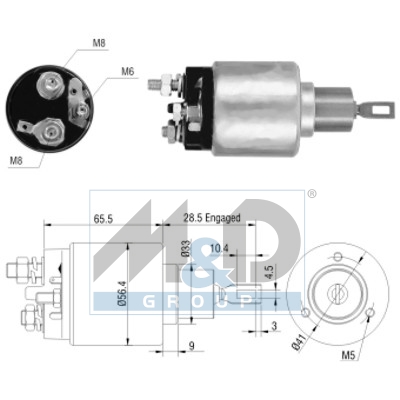 [46031] Solenoid Switch, starter