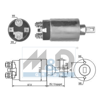 [46143] Solenoid Switch, starter
