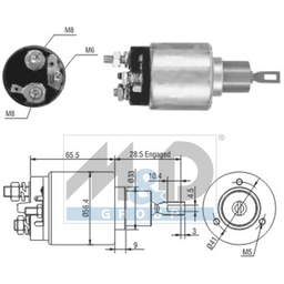 Solenoid Switch, starter