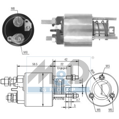 [46121] Solenoid Switch, starter