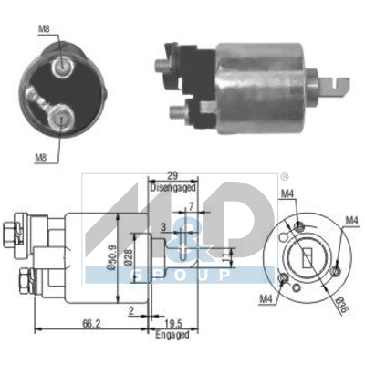 [46052] Solenoid Switch, starter