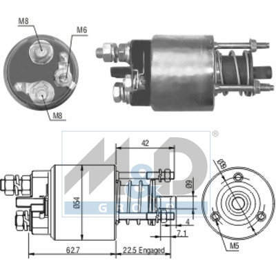 [46051] Solenoid Switch, starter