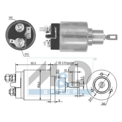 [46060] Solenoid Switch, starter