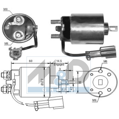 [46023] Solenoid Switch, starter
