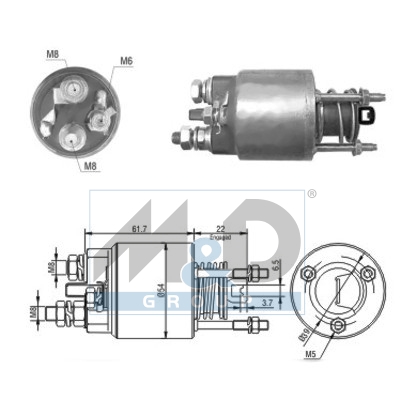 [46048] Solenoid Switch, starter