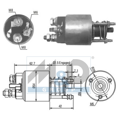 [46049] Solenoid Switch, starter