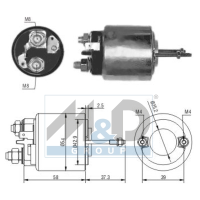 [46009] Solenoid Switch, starter