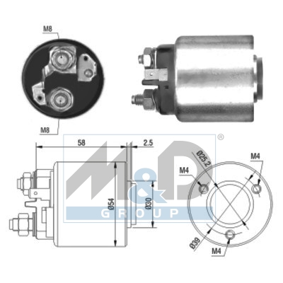 [46011] Solenoid Switch, starter