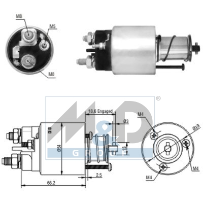 [46139] Solenoid Switch, starter