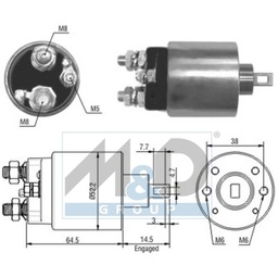 Solenoid Switch, starter