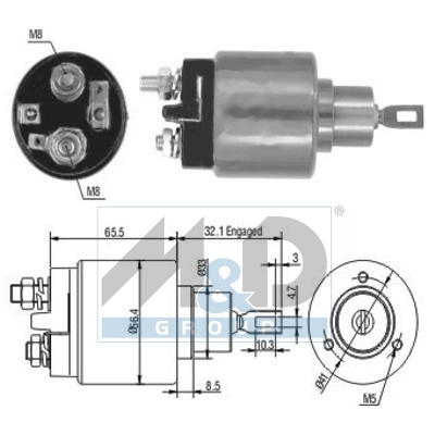 [46002] Solenoid Switch, starter