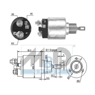 [46003] Solenoid Switch, starter