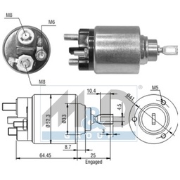 Solenoid Switch, starter