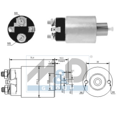 [46167] Solenoid Switch, starter