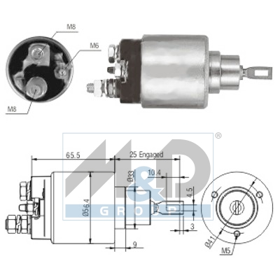 [46117] Solenoid Switch, starter