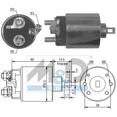 [46056] Solenoid Switch, starter