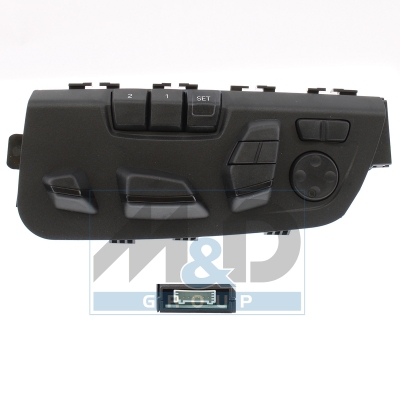 [206233] Power seat switch with lumbar support and memory function