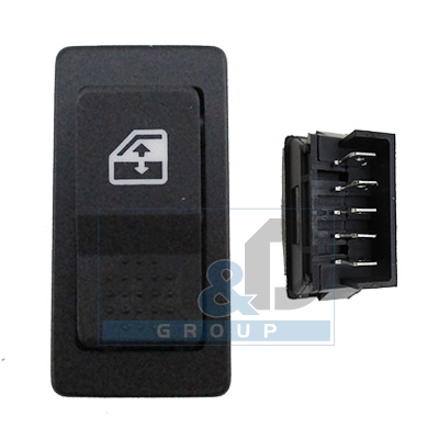 [26522] Universal Power window switch 5 pins