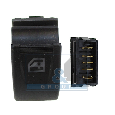 [26525] Universal Power window switch 5 pins for Opel