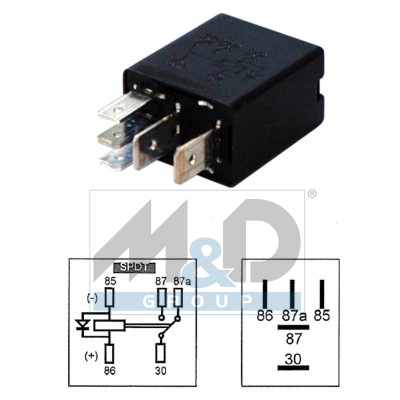 [73232303] MICRORELE 12V-25/10A 1 S.C.