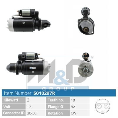 [5010297R] Starter motor