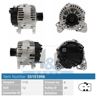 [55151096] Alternator