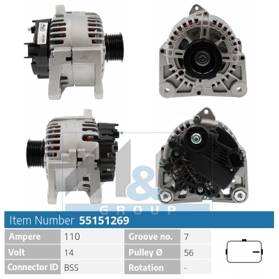 [55151269] Alternator