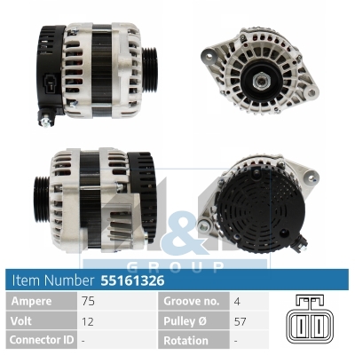 [55161326] Alternator