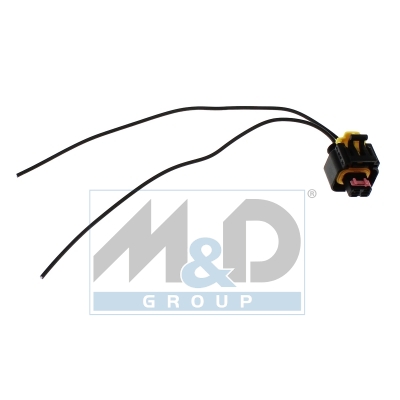 [25607] Connecteur filaire mta 2 voies, port femelle pour injecteurs fiat CR