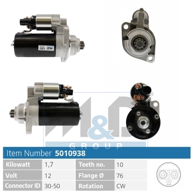[5010938] Starter motor