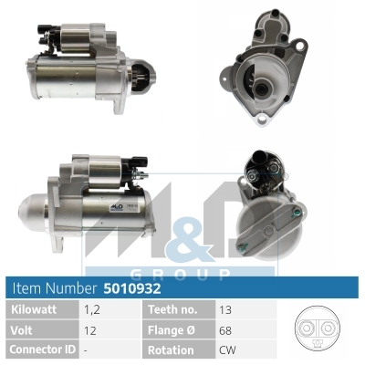 [5010932] Starter motor
