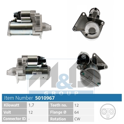 [5010967] Starter motor