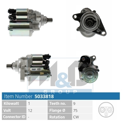 [5033818] Starter motor