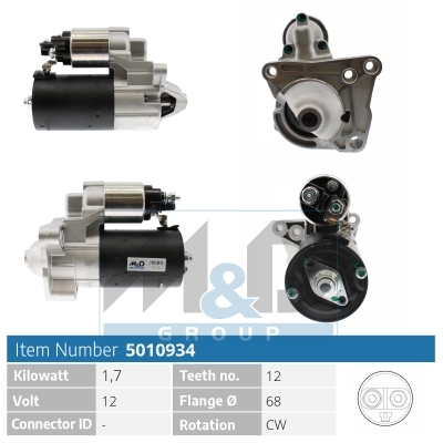 [5010934] Starter motor