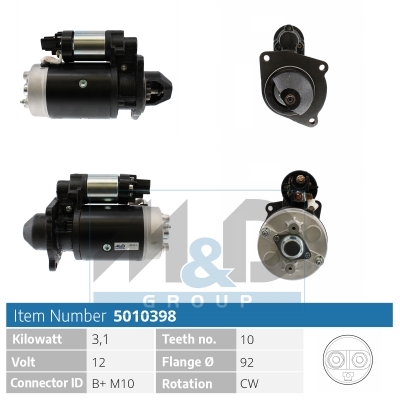 [5010398] Starter motor